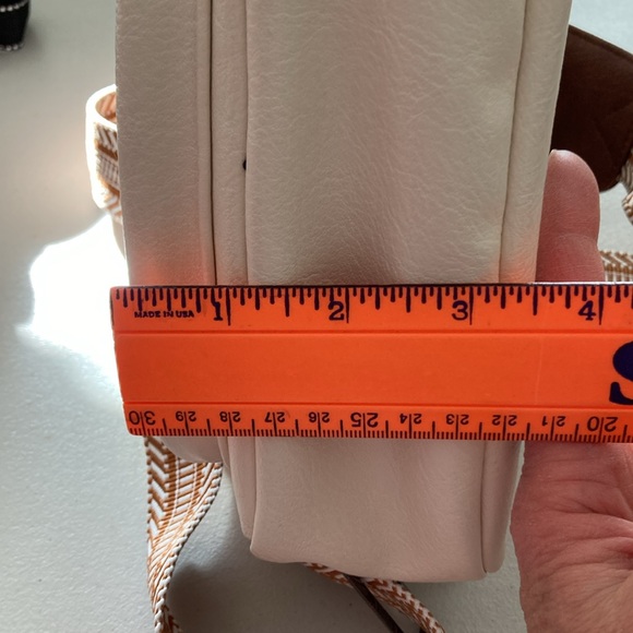 Latmap Cream and Brown Color Crossbody bag - Picture 7 of 16